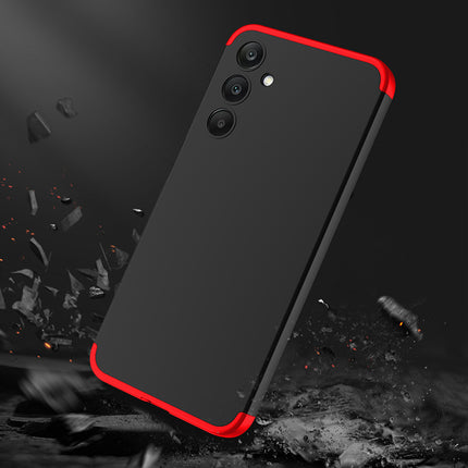 Kapa Double Dip Full 360 Protection Back Case Cover for Samsung Galaxy A25 (5G) (Red , Black)
