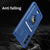 Kapa Bisen Back Cover for Samsung Galaxy A55 (5G) | Inbuilt Camera Slider Ring Stand and Card Pocket Shockproof Slim Bumper Back Case (Blue)