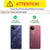 Mobizang Warrior Acrylic Clear Back Cover For Vivo V50 5G | Slim Shockproof [Military Grade Protection] Hybrid Bumper Case (Purple Sides)