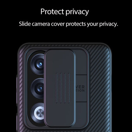 Mobizang Camshield Back Cover for OnePlus Nord CE 4 | Inbuilt Slider Shockproof Lens Protection Case (Black)