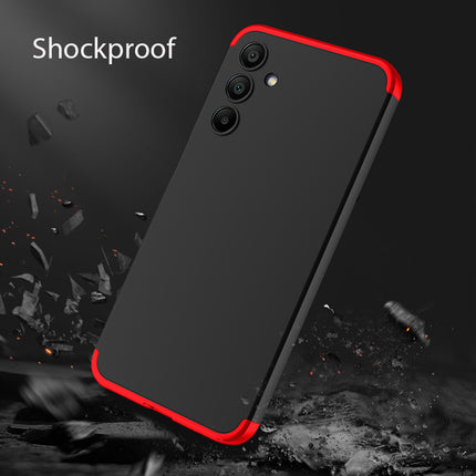Kapa Double Dip Full 360 Protection Back Case Cover for Samsung Galaxy A15 (5G) (Red , Black)