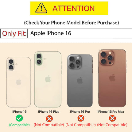 Mobizang Tux Leather Back Cover for Apple iPhone 16 | Slim Shockproof Camera Protection Bumper Case (Grey)