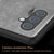 Mobizang Tux Leather Back Cover for Samsung Galaxy M35 (5G) | Slim Shockproof Camera Protection Bumper Case (Grey)