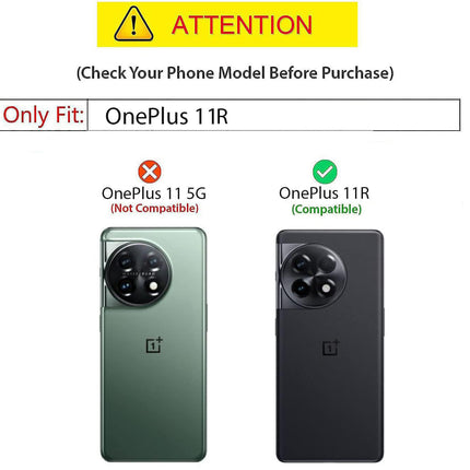 Mobizang Unicorn Acrylic Clear Back Cover For OnePlus 11R | Slim Shockproof [Military Grade Protection] Hybrid Bumper Case (Clear Sides)