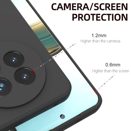 Mobizang Matte Protective Lens Flexible Back Cover for Realme 13 PRO / 13 PRO PLUS | Slim Silicone with Soft Lining Shockproof Full Body Bumper Case (Black)