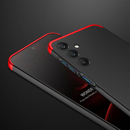 Kapa Double Dip Full 360 Protection Back Case Cover for Samsung Galaxy A25 (5G) (Red , Black)