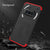 Mobizang Double Dip Full 360 Protection Back Case Cover for Nothing Phone 3A 5G (Red,Black)