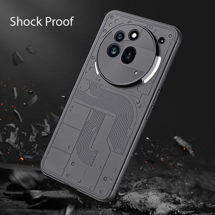 Mobizang Double Dip Full 360 Protection Back Case Cover for Nothing Phone 3A Pro (Grey)