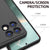 Kapa Matte Protective Lens Flexible Back Cover for Poco X6 PRO | Slim Silicone with Soft Lining Shockproof Full Body Bumper Case (Black)