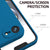 Mobizang Matte Protective Lens Flexible Back Cover for Apple iPhone 16E | Slim Silicone with Soft Lining Shockproof Full Body Bumper Case (Blue)