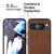 Mobizang Tux Leather Back Cover for Google Pixel 9 Pro XL | Slim Shockproof Camera Protection Bumper Case (Brown)