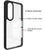 Mobizang Hawkeye Clear Back Cover for OnePlus Nord CE 4 | Camera Lens Protector Shockproof Slim Clear Case Cover (Black)