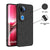 Mobizang Soft Full Fabric Protective Back Case Cover for Vivo V50 5G | Shockproof Slim Hard Anti Slip Back Case (Black)