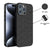 Mobizang Soft Full Fabric Protective Back Case Cover for Apple iPhone 16 Pro Max | Shockproof Slim Hard Anti Slip Back Case (Black)