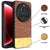 Mobizang Soft Fabric & Leather Hybrid Protective Back Cover for Xiaomi 15 Ultra | Shockproof Slim Hard Anti Slip Back Case (Brown)