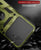 Mobizang Tank Back Cover for Redmi Note 14 (5G) | Inbuilt Ring + Slider Shockproof Lens Protection Bumper Back Case (Green)