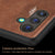 Kapa Tux Leather Back Cover for Samsung Galaxy A35 (5G) | Slim Shockproof Camera Protection Bumper Case (Brown)