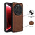 Mobizang Tux Leather Back Cover for Xiaomi 15 Ultra | Slim Shockproof Camera Protection Bumper Case (Brown)