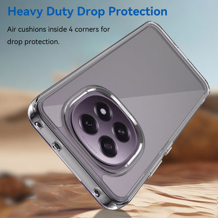 Mobizang Unicorn Acrylic Clear Back Cover For Oppo F29 PRO 5G | Slim Shockproof [Military Grade Protection] Hybrid Bumper Case (Clear Sides)