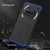 Mobizang Double Dip Full 360 Protection Back Case Cover for Nothing Phone 3A 5G (Black,Blue)