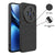 Mobizang Soft Full Fabric Protective Back Case Cover for Vivo X200 (5G) | Shockproof Slim Hard Anti Slip Back Case (Black)