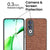 Mobizang Soft Fabric & Leather Hybrid Protective Back Cover for OnePlus Nord CE4 | Shockproof Slim Hard Anti Slip Back Case (Brown)