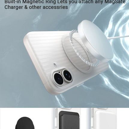 Mobizang Matte Magnetic Wave Grip Back Cover for Vivo X200 Ultra | [MagSafe Compatible] Wireless charging, Slim, Metal Buttons, Frosted Back Case (Green)