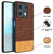 Mobizang Soft Fabric & Leather Hybrid Protective Back Cover for Redmi Note 13 (5G) | Shockproof Slim Hard Anti Slip Back Case (Brown)