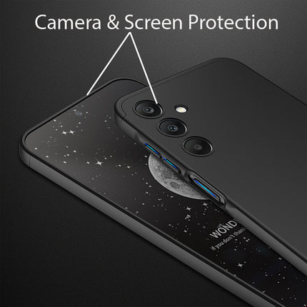 Kapa Double Dip Full 360 Protection Back Case Cover for Samsung Galaxy A25 (5G) (Black)