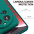 Mobizang Matte Protective Lens Flexible Back Cover for Xiaomi 15 Ultra | Slim Silicone with Soft Lining Shockproof Full Body Bumper Case (Green)