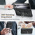 Mobizang Ring Armor Slider Back Cover for Z Fold 6 | with Hinge Protection, Screen Protector, Built-in Kickstand, Slide Camera Cover, Full Body Protective Case for Samsung Fold 5 (Black)…