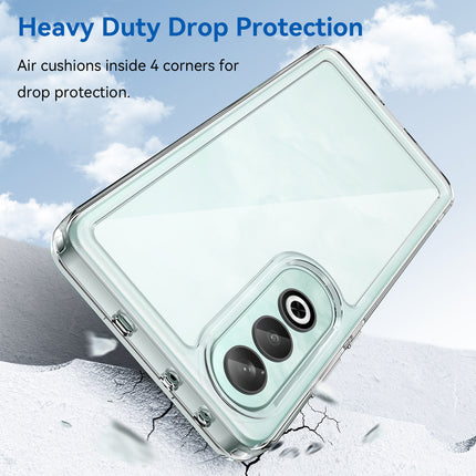 Mobizang Unicorn Acrylic Clear Back Cover For OnePlus Nord CE 4 | Slim Shockproof [Military Grade Protection] Hybrid Bumper Case (Clear Sides)