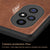 Mobizang Tux Leather Back Cover for Honor 200 Pro (5G) | Slim Shockproof Camera Protection Bumper Case (Brown)