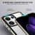 Mobizang Warrior Acrylic Clear Back Cover For Oppo Reno 13 Pro 5G | Slim Shockproof [Military Grade Protection] Hybrid Bumper Case (Grey Sides)