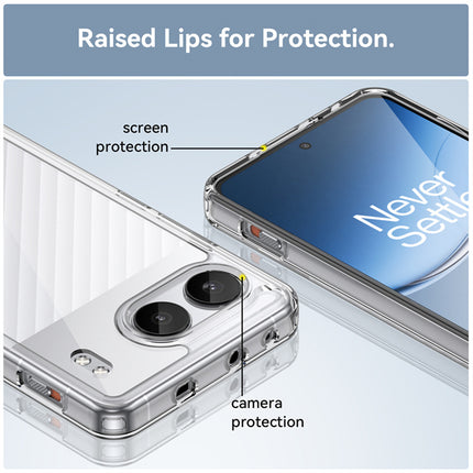 Mobizang Unicorn Acrylic Clear Back Cover For OnePlus Nord 4 | Slim Shockproof [Military Grade Protection] Hybrid Bumper Case (Clear Sides)
