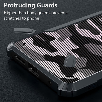 Mobizang Bull Camouflage Back Cover for Vivo V29 (5G) / Vivo V29 Pro (5G) | [Military Grade Protection] Shock Proof Slim Hybrid Bumper Case (Black)