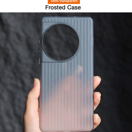 Mobizang Matte Wave Grip Back Cover for Samsung Galaxy S25 Ultra | Ultra Slim [With Metal Buttons] Frosted Back Case (Grey)