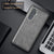 Mobizang Tux Leather Back Cover for Samsung Galaxy M35 (5G) | Slim Shockproof Camera Protection Bumper Case (Grey)