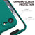 Mobizang Matte Protective Lens Flexible Back Cover for Apple iPhone 16E | Slim Silicone with Soft Lining Shockproof Full Body Bumper Case (Green)