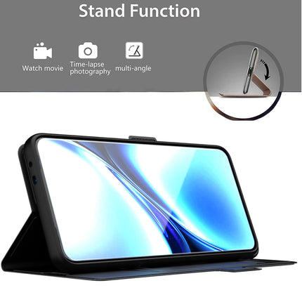 Mobizang Noble Slim Magnetic Leather Flip Case Cover for Vivo X200 (5G) | Card Holder Stand Flip Wallet Case (Black)