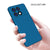 Mobizang Matte Protective Lens Flexible Back Cover for Poco X6 PRO | Slim Silicone with Soft Lining Shockproof Full Body Bumper Case (Blue)