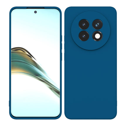 Mobizang Matte Protective Lens Flexible Back Cover for Realme 13 PRO / 13 PRO PLUS | Slim Silicone with Soft Lining Shockproof Full Body Bumper Case (Blue)