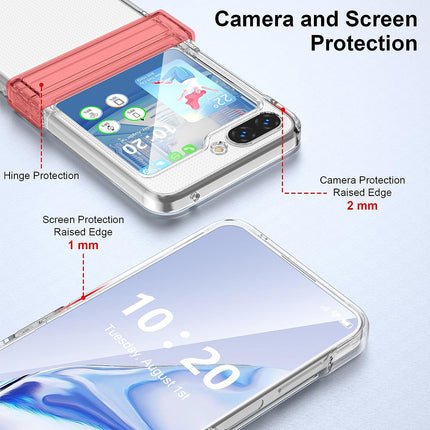 Mobizang Phantom Ultra Thin Back Case for Samsung Galaxy Z Fold6 / Z Fold 6 | Full Body Protection Back Cover (Clear)