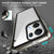 Mobizang Warrior Acrylic Clear Back Cover For Oppo Reno 13 Pro 5G | Slim Shockproof [Military Grade Protection] Hybrid Bumper Case (Grey Sides)