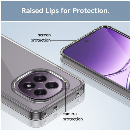 Mobizang Unicorn Acrylic Clear Back Cover For Oppo F29 PRO 5G | Slim Shockproof [Military Grade Protection] Hybrid Bumper Case (Clear Sides)