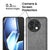 Mobizang Tux Leather Back Cover for OnePlus 13R | Slim Shockproof Camera Protection Bumper Case (Grey)