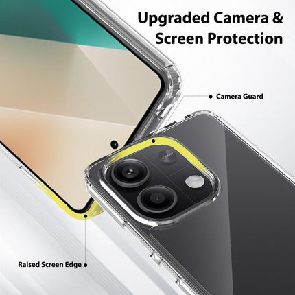 Mobizang Shield Clear Acrylic Back Shock Proof Case Cover for Redmi Note 13 PRO (Transparent)