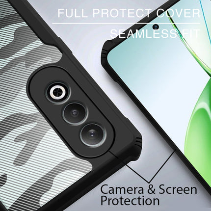 Mobizang Beetle Camouflage Back Cover for OnePlus Nord CE 4 | [Military Grade Protection] Shock Proof Slim Hybrid Bumper Case (Black)