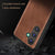 Kapa Tux Leather Back Cover for Samsung Galaxy A35 (5G) | Slim Shockproof Camera Protection Bumper Case (Brown)