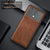 Kapa Tux Leather Back Cover for Poco X6 PRO | Slim Shockproof Camera Protection Bumper Case (Brown)